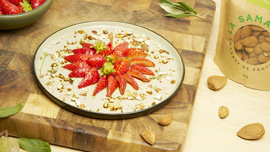 SALADE DE FRAISE A L’HUILE D’OLIVE