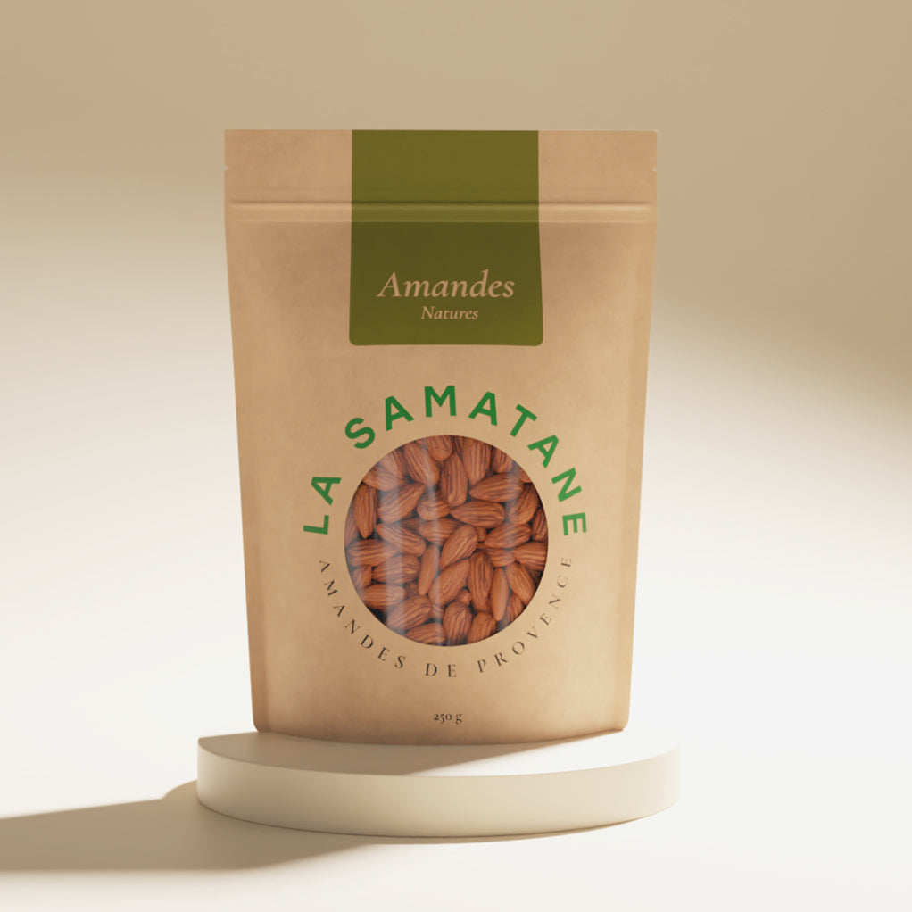 Amandes naturelles de provence La Samatane, 250g